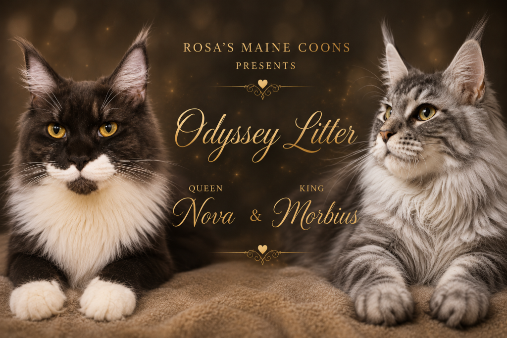 Maine Coon kittens for sale in Texas at Rosa’s Maine Coons
